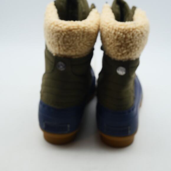 NEW Tommy Hilfiger Women's 8 Rainah Winter  Snow Rain Duck Boots Green Blue - Picture 3 of 10